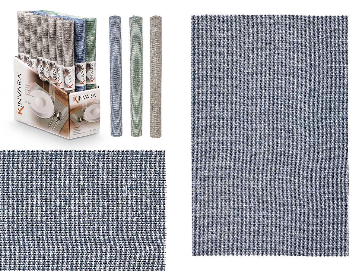 Kinvara Salvamantel tupido 30x45 cm, 75% PVC 25% Poliéster, colores surtidos azul, gris, verde (48 Unidades)