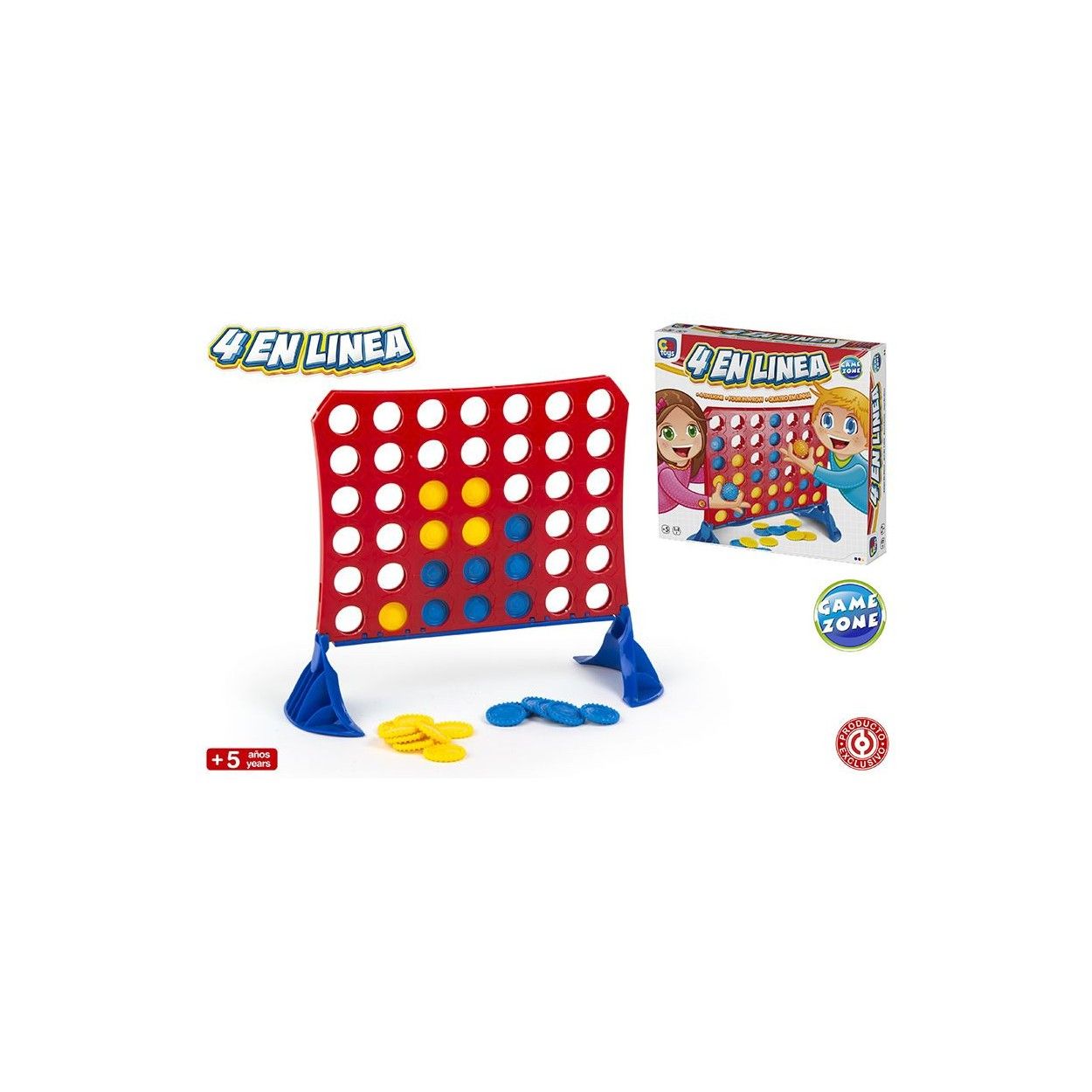 Hogar y Más - Cuatro en línea entretenido juego de mesa de toda la vida ¡Lo bueno nunca se va! Fun Time