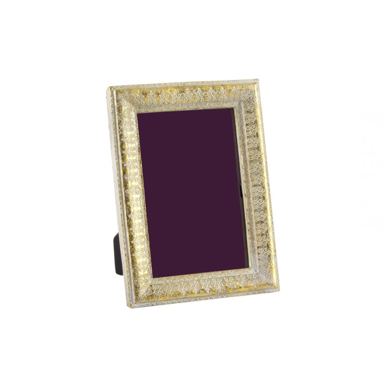 Hogar y más - Marco de Fotos Dorado - Envejecido de Madera