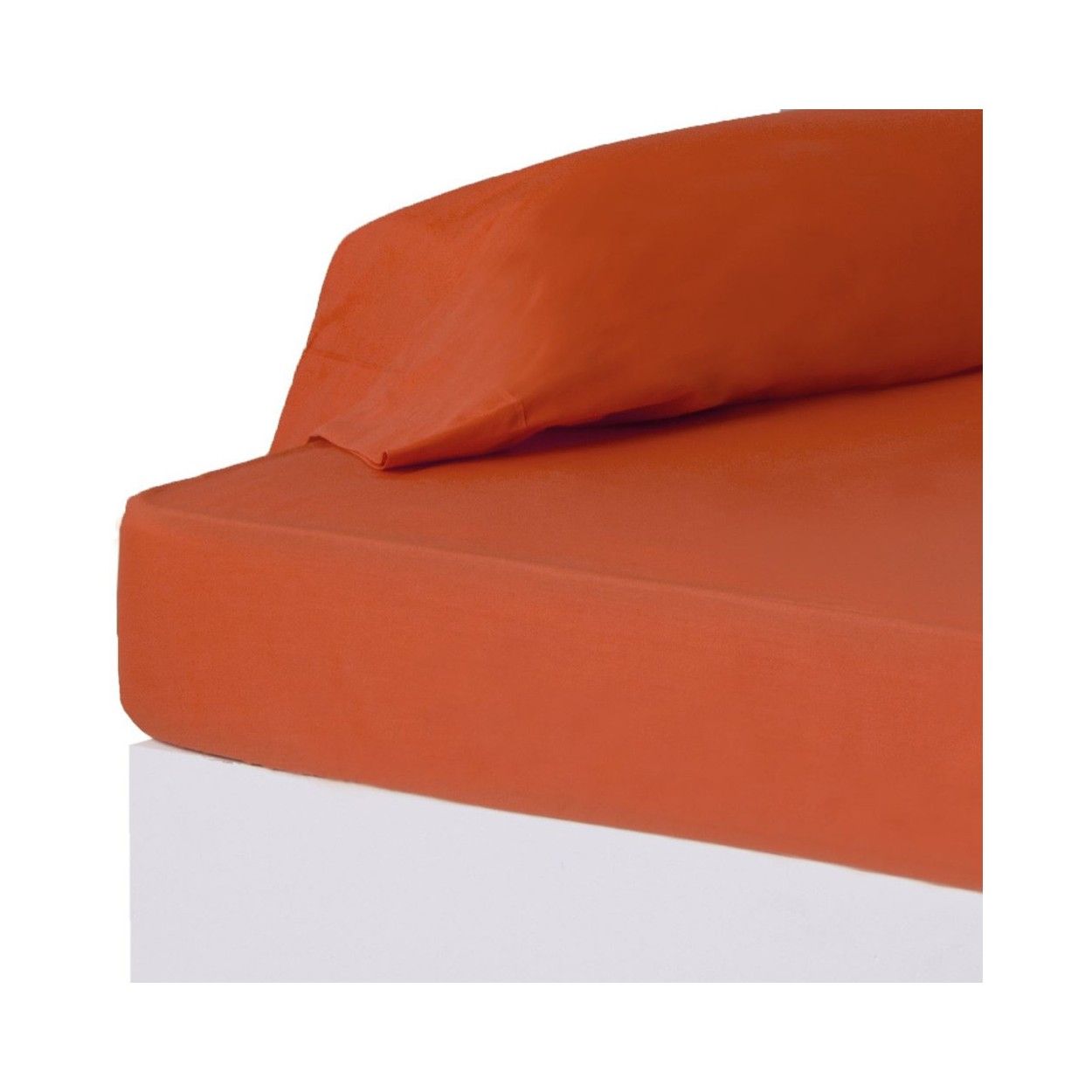 Hogar y más - Sábana Bajera Roja para camas de 90