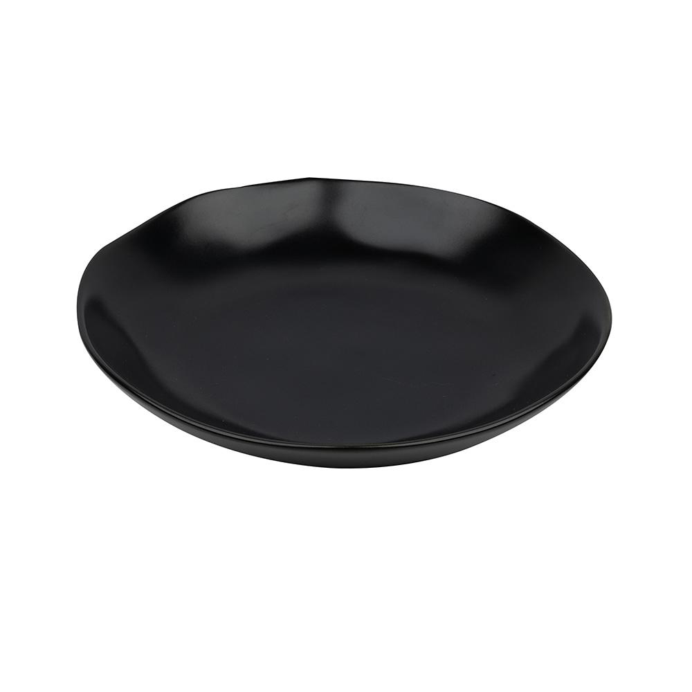 Avet Plato de Pasta Stoneware Colección Black Semi Mate 23 cm - Juego de 6 Piezas