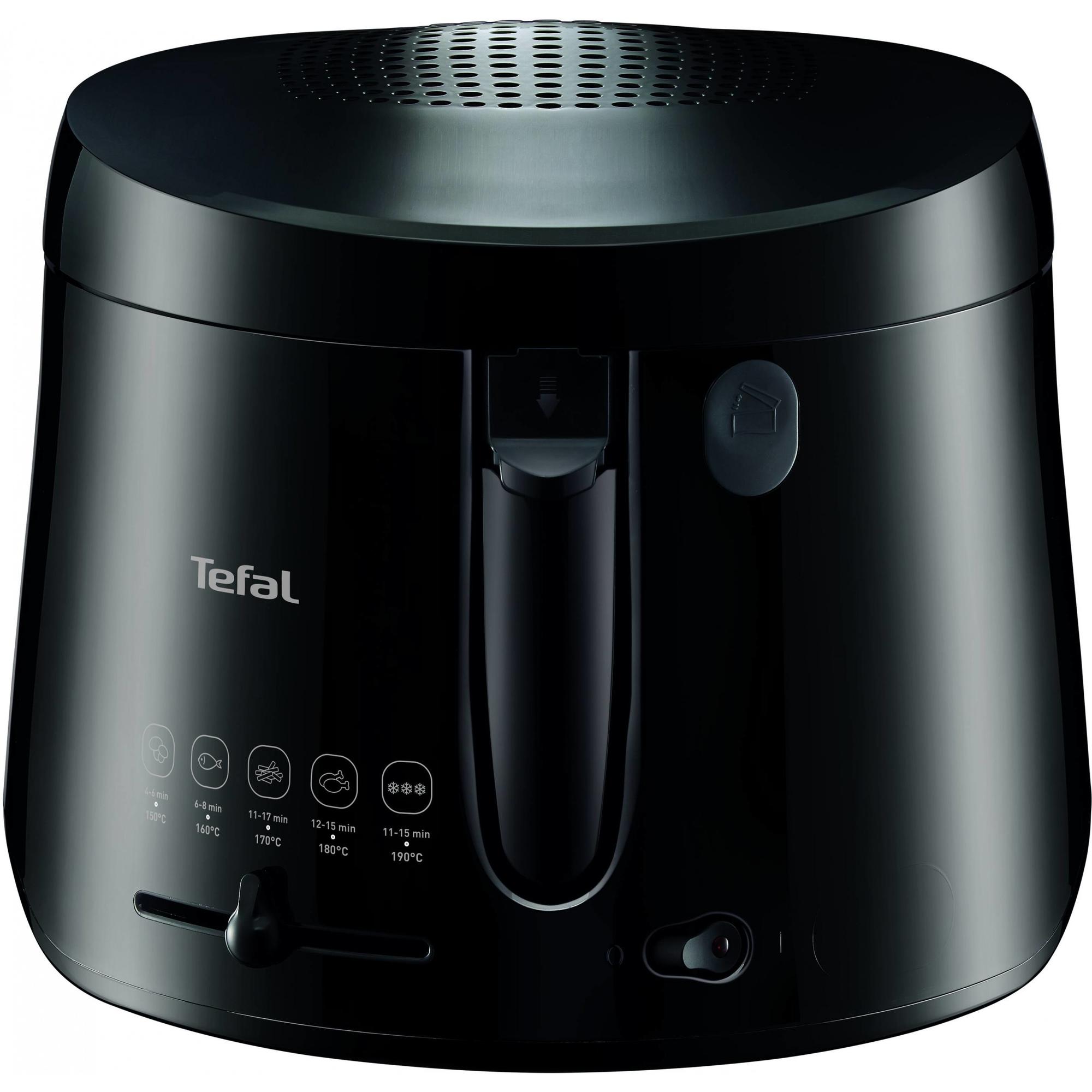 Tefal FF107810 Freidora Maxi Fry sin Aceite 2L/1kg, con Filtrado y Apagado Automático, 1900W, color Negro