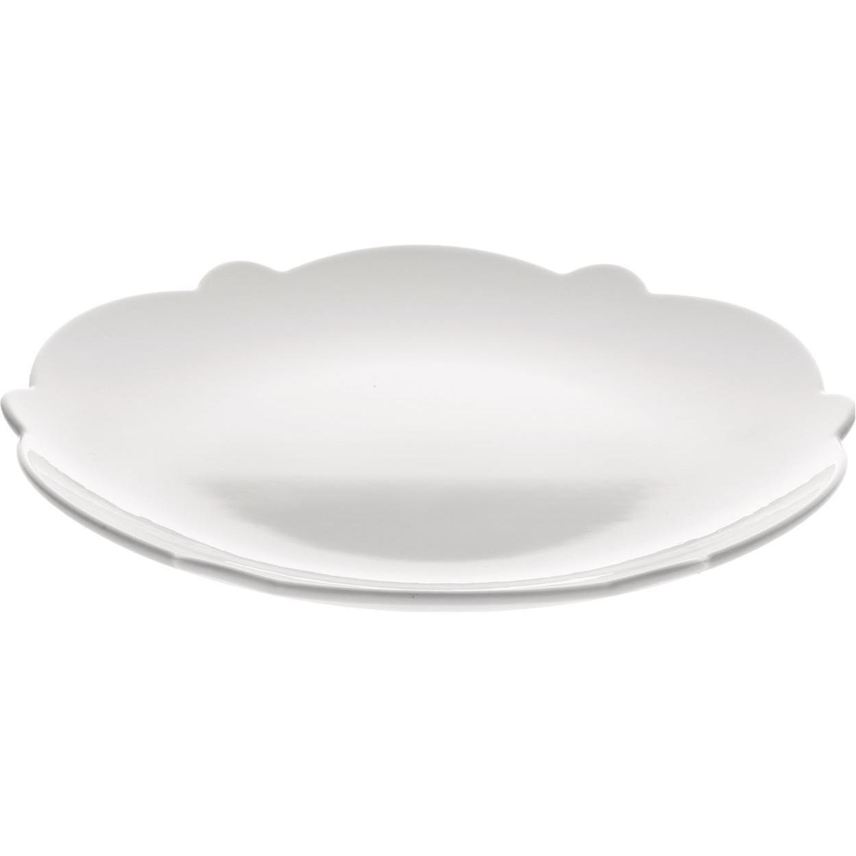 Alessi MW01/5 Plato de Postre Porcelana Juego 4 Piezas - Colección Dressed por Marcel Wanders
