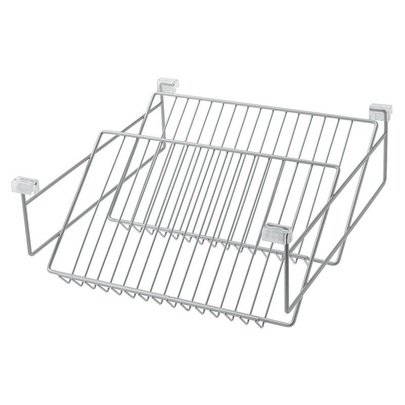 Vibo Zapatero Dream de Acero Gris RAL 9006 Ancho 465 para Bastidor Prestige. Medidas: 390x200x510 mm