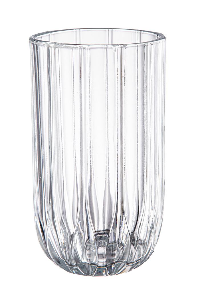 La Mediterranea Vaso Ariza 400 ml de cristal Ø7.6x13.4 cm (36 Unidades)