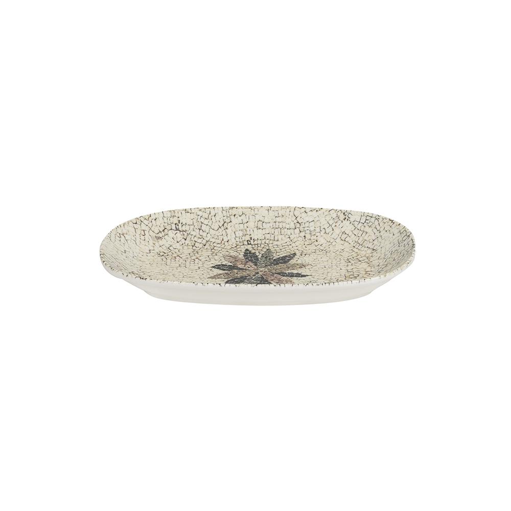 Avet Bandeja Oval de Stoneware 24 cm, Pack de 6 Unidades Colección Legado