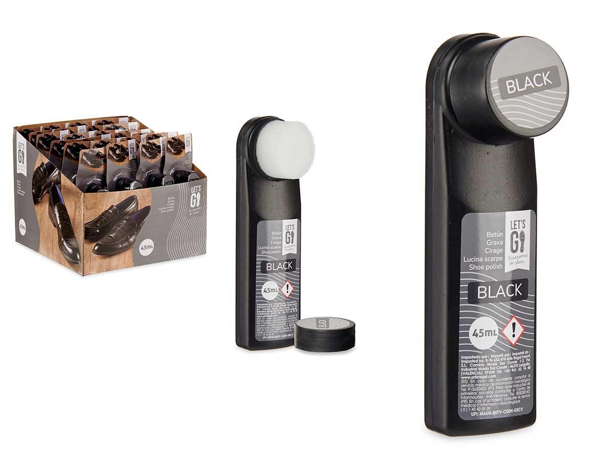 Arte Regal Betún Negro 45 ml - 6.5x19.5x4 cm (48 Unidades)