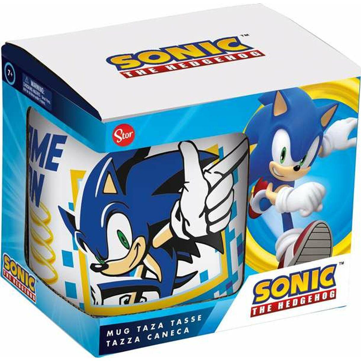 Stor Taza de Cerámica Sonic Game On Wh 325 ml en Caja de Regalo