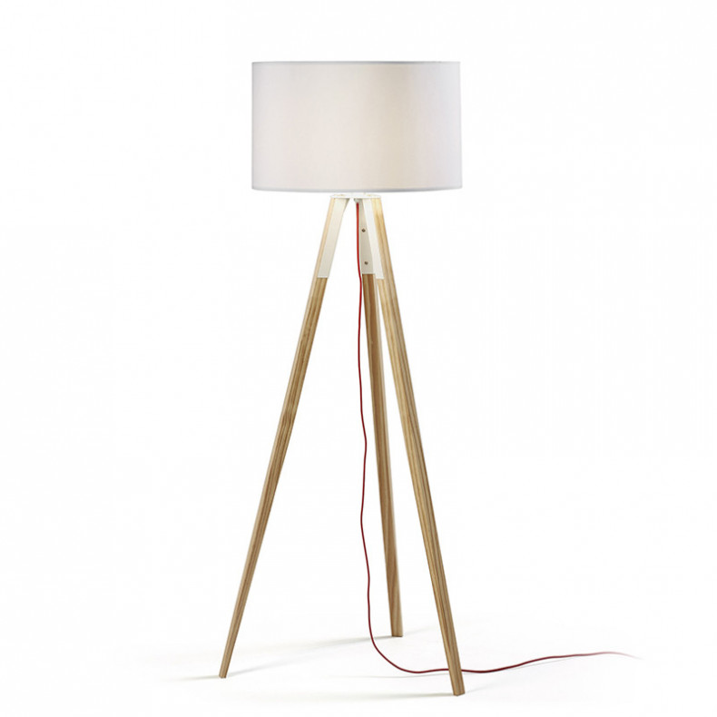 LÁMPARA PIE IGUAZU BLANCA