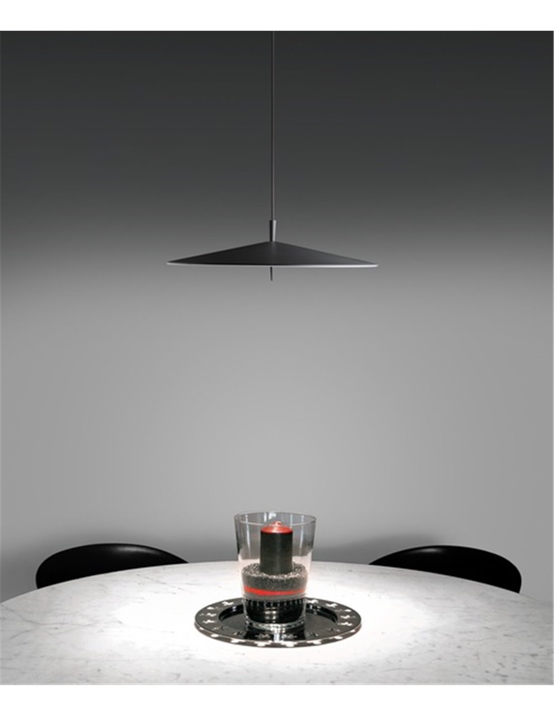 Lámpara de techo colgante Pla - Milán - LED, altura regulable, minimalista