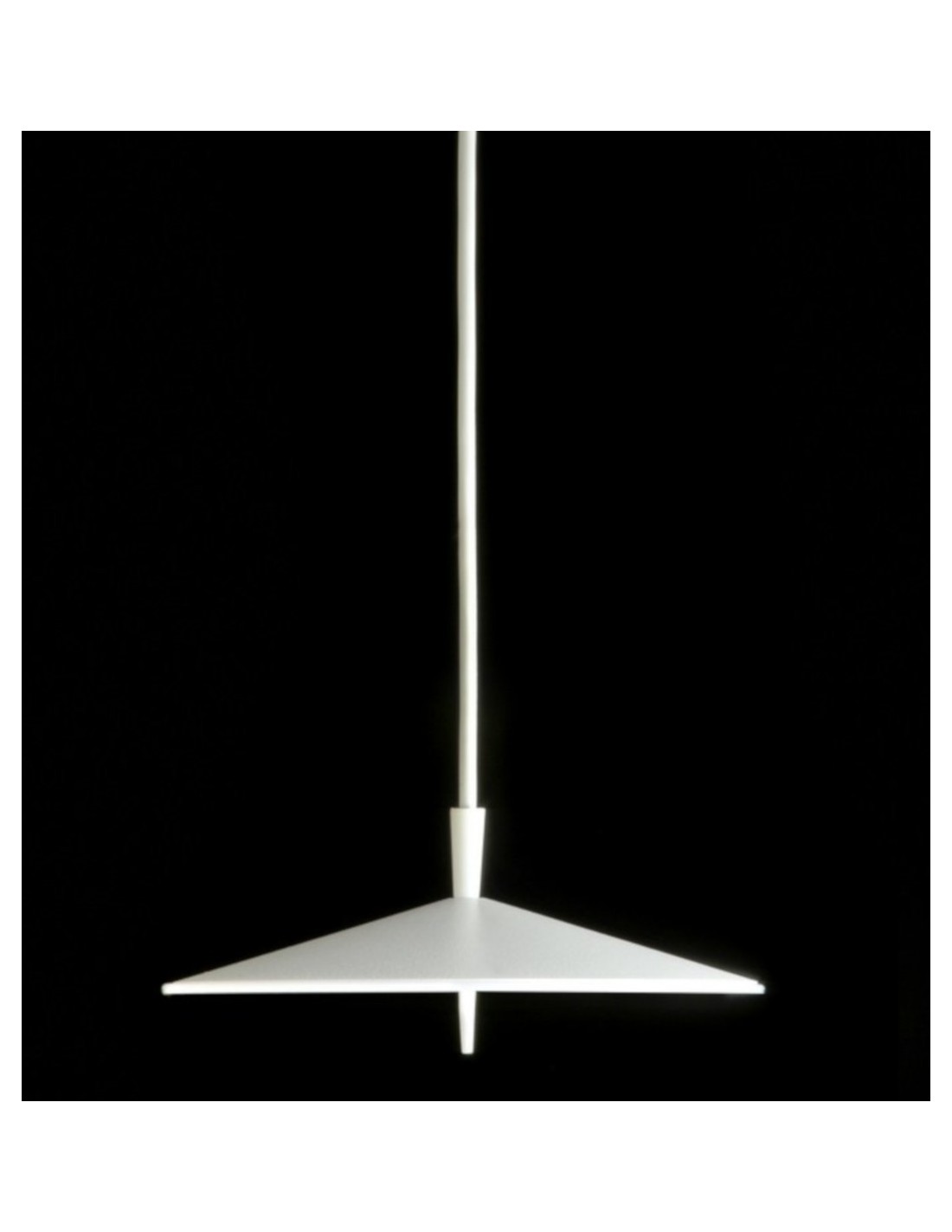 Lámpara colgante de aluminio LED en 2 acabados y 2 tamaños regulable 2700K – Pla - Milán