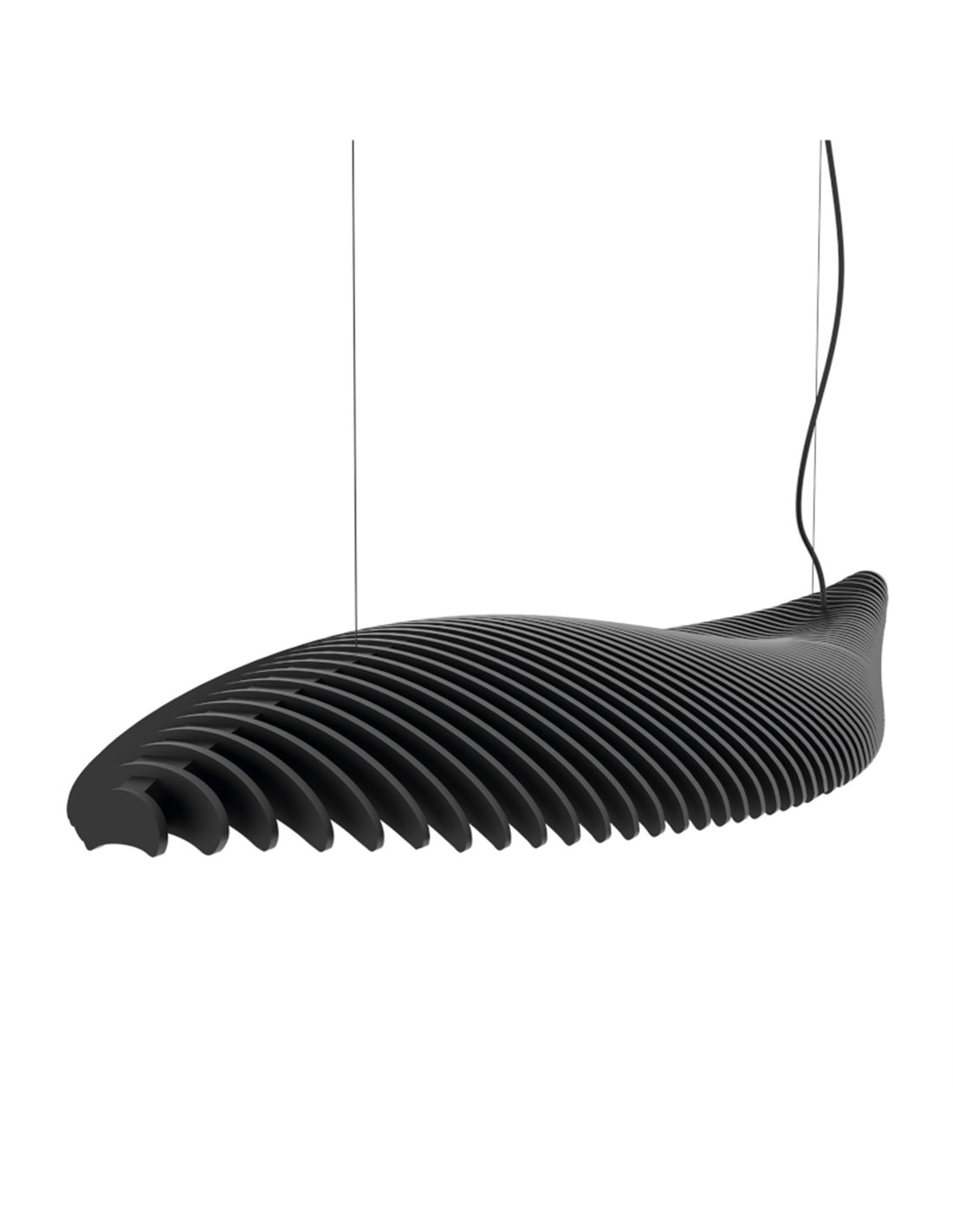 Lámpara de suspensión Fish - Novolux Exo - Lámpara de techo LED decorativa, diseño único en madera de haya