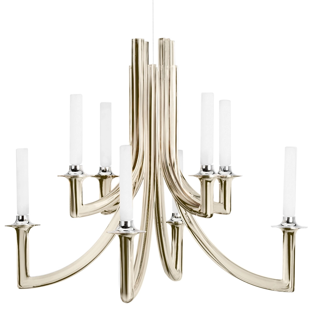 Lámpara colgante Khan Metalizada Kartell