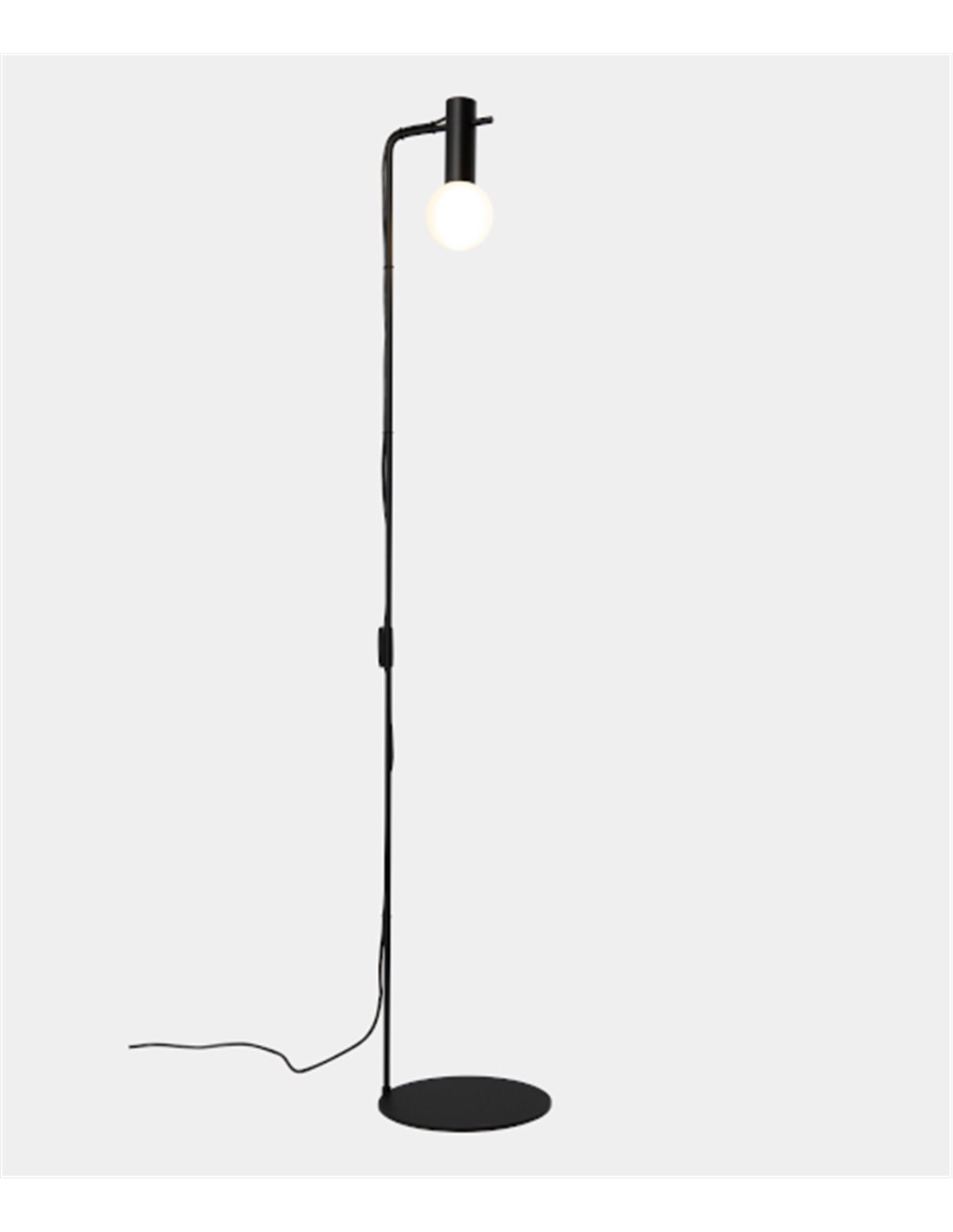 Lámpara de pie Nude Curved – LedsC4 – Diseño tipo arco disponible en 3 colores