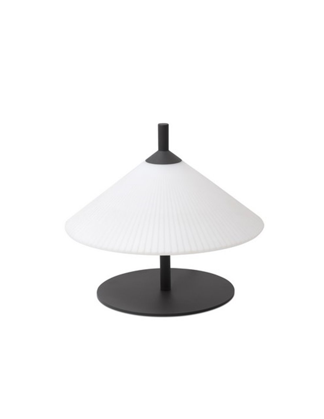 Lámpara de pie/mesa para exterior Saigon - Faro - Pantalla PEMD blanca, 3 tamaños