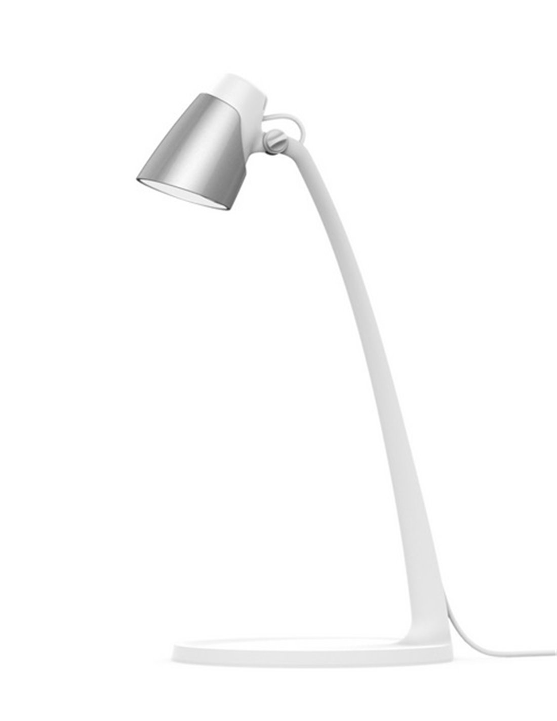 Lámpara para escritorio Chip - AJP - Lámpara LED orientable blanca