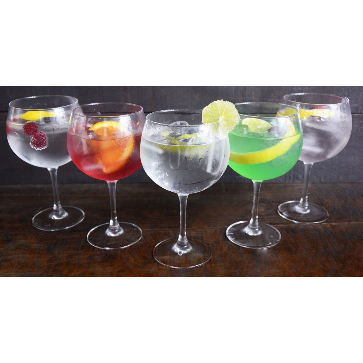 - LUMINARC - Copa Combinados 720 ML., Vidrio  Gin Tonic, 6 Uds. Vajilla/Menaje, Estilizadas y  Elegantes, Basicos Set de 6.