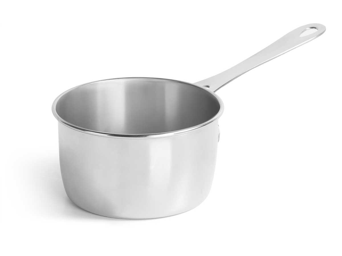 Kinvara Cazo Aperitivo Acero Inoxidable 14-1, 19x6.5x9 cm, Plata (24 Unidades)