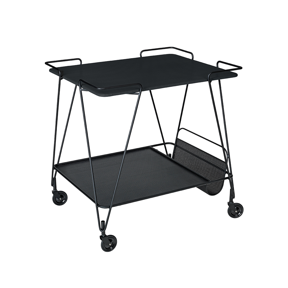 Carro con ruedas Matégot Trolley Black