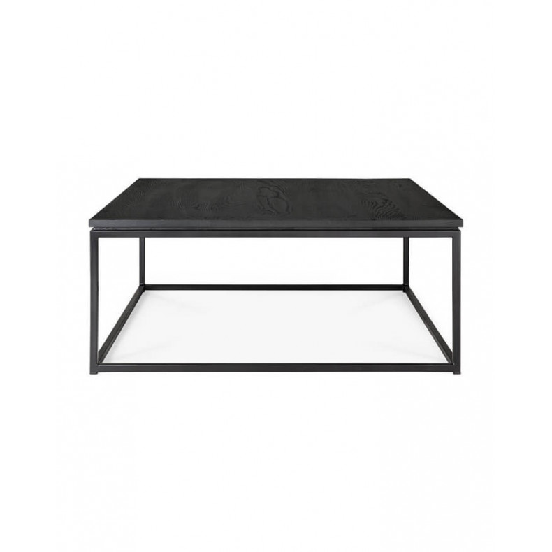 MESA CENTRO THIN ROBLE NEGRO 70X70