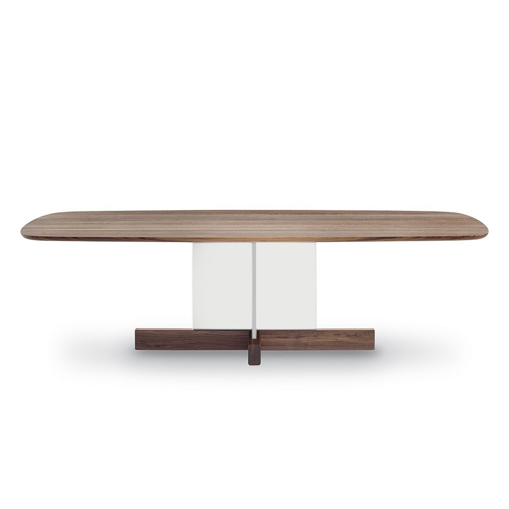 Mesa Cross Table glass Bonaldo
