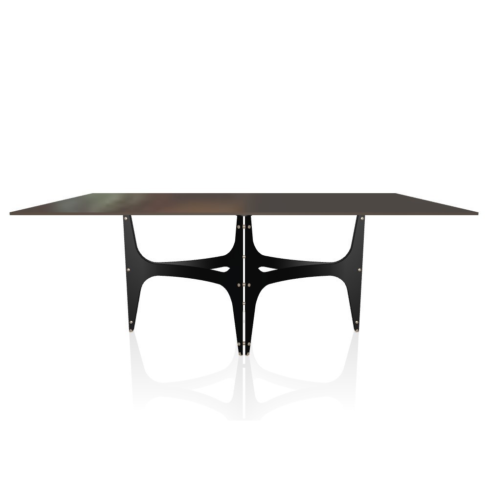 Mesa Universe Rectangular Cristal Bontempi