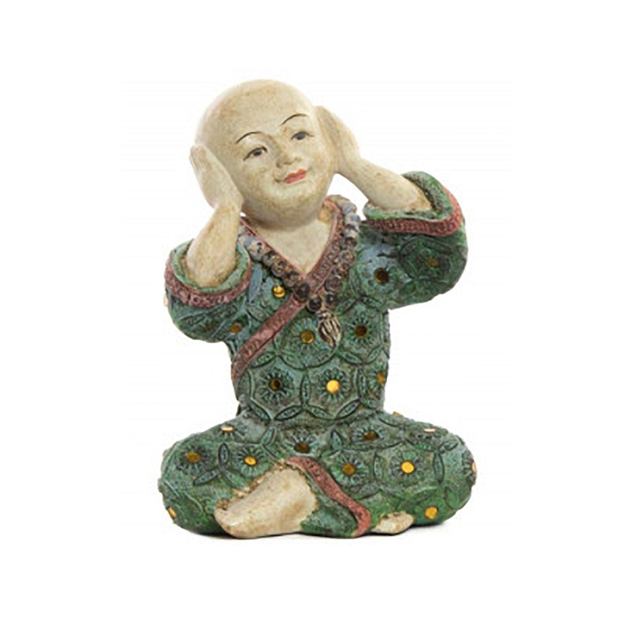 Monje budista tibetano simpatico figura - Hogar y Mas