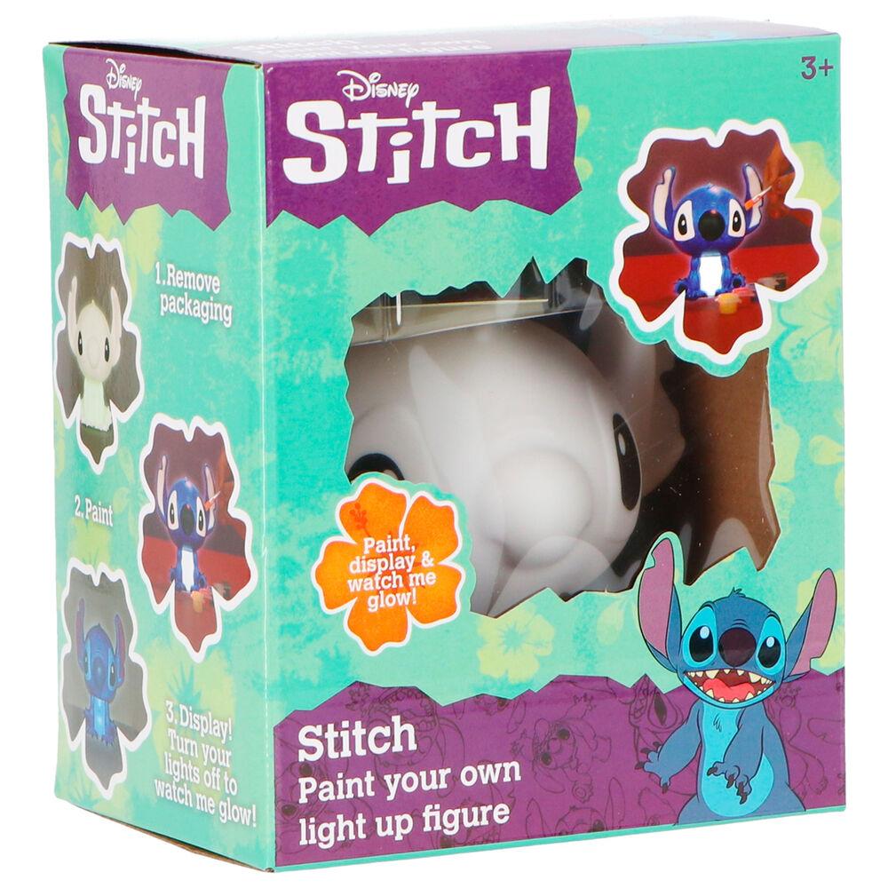 CYP BRANDS Lámpara 3D Stitch Disney para Pintar con 5 Pinturas y Pincel