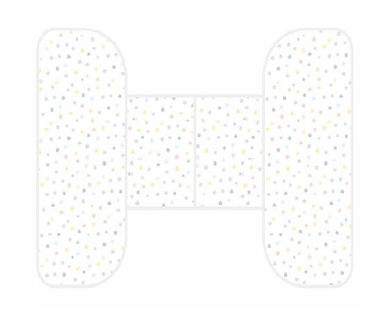 DKD Home Decor Cojín Bebé Antivuelco con Velcro, Pack 2 Unidades, Exterior Poliéster, 100% Algodón, Multicolor y Blanco, 26 x 9 x 37 cm