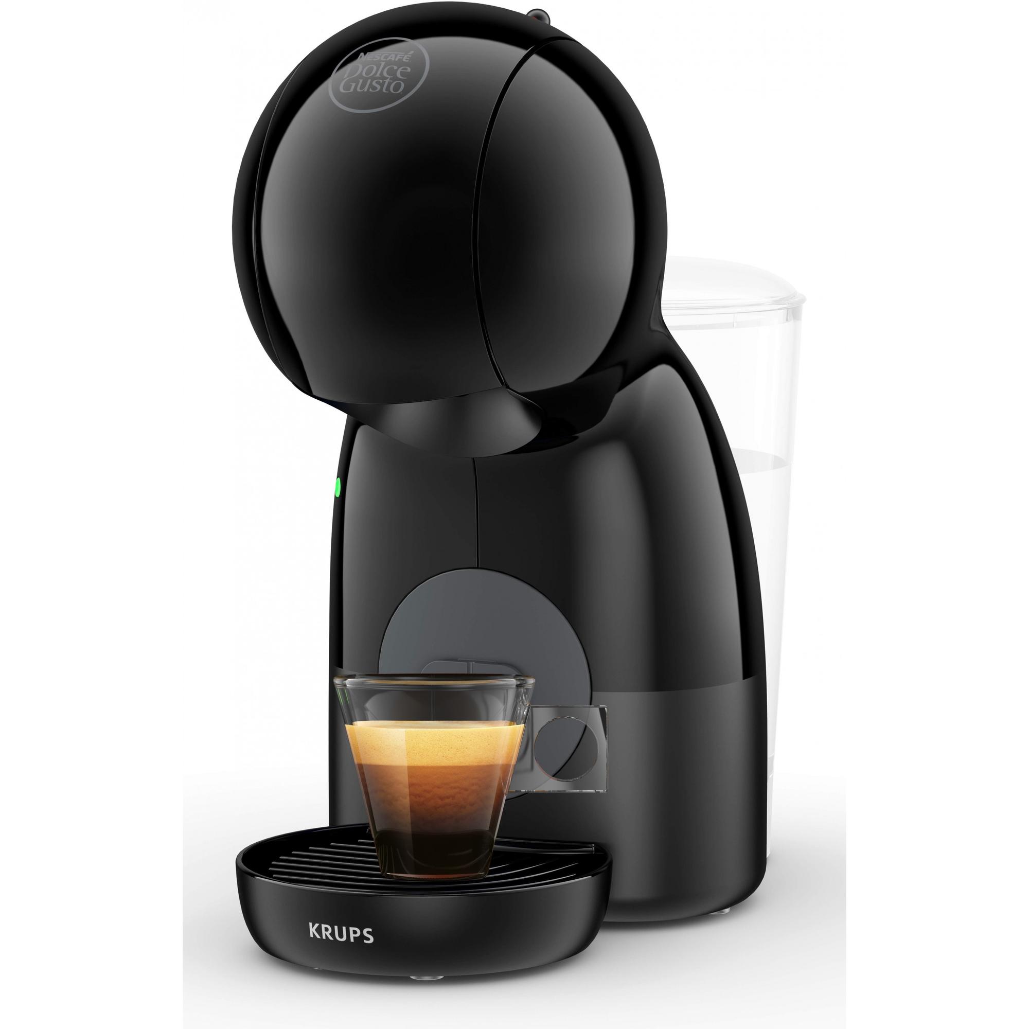Krups Cafetera de Cápsulas Dolce Gusto Piccolo XS, 15 Bares de Presión, Sistema de Alta Presión, Color Negro