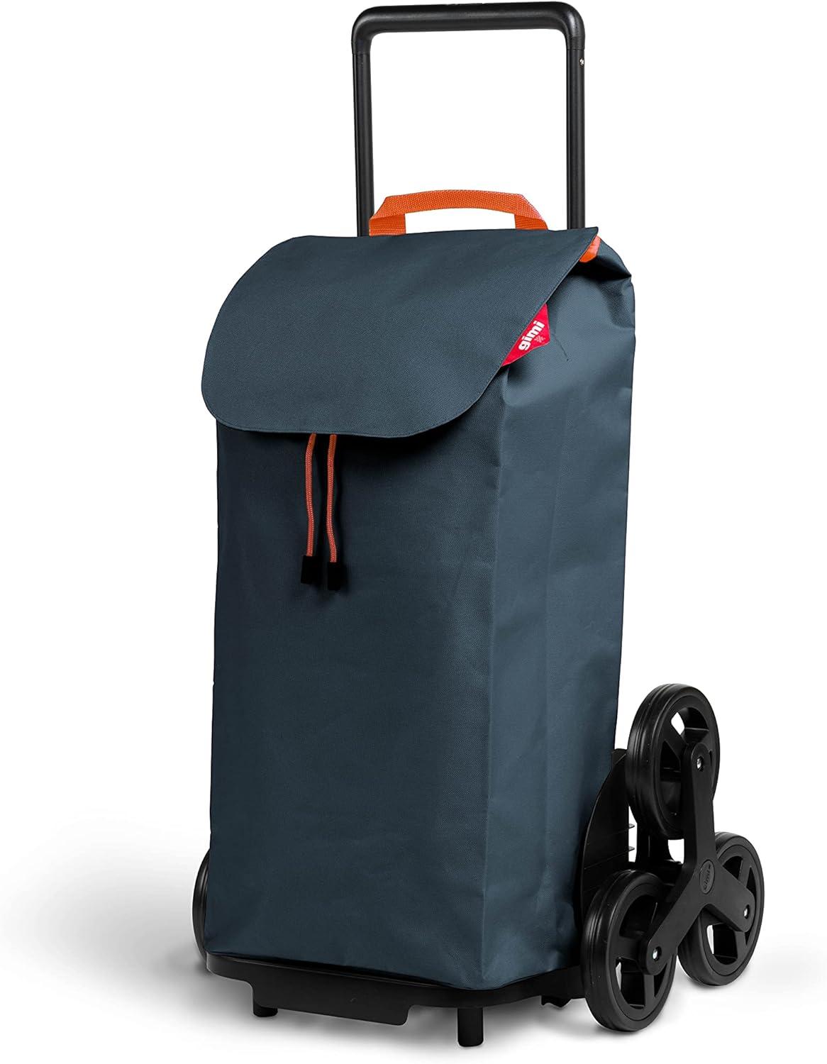 Vileda (168414) Carro de la Compra Gimi/Tris Urban Gris - Bolsa de 52L, Impermeable, Sistema Easy-click, Capacidad 30kg