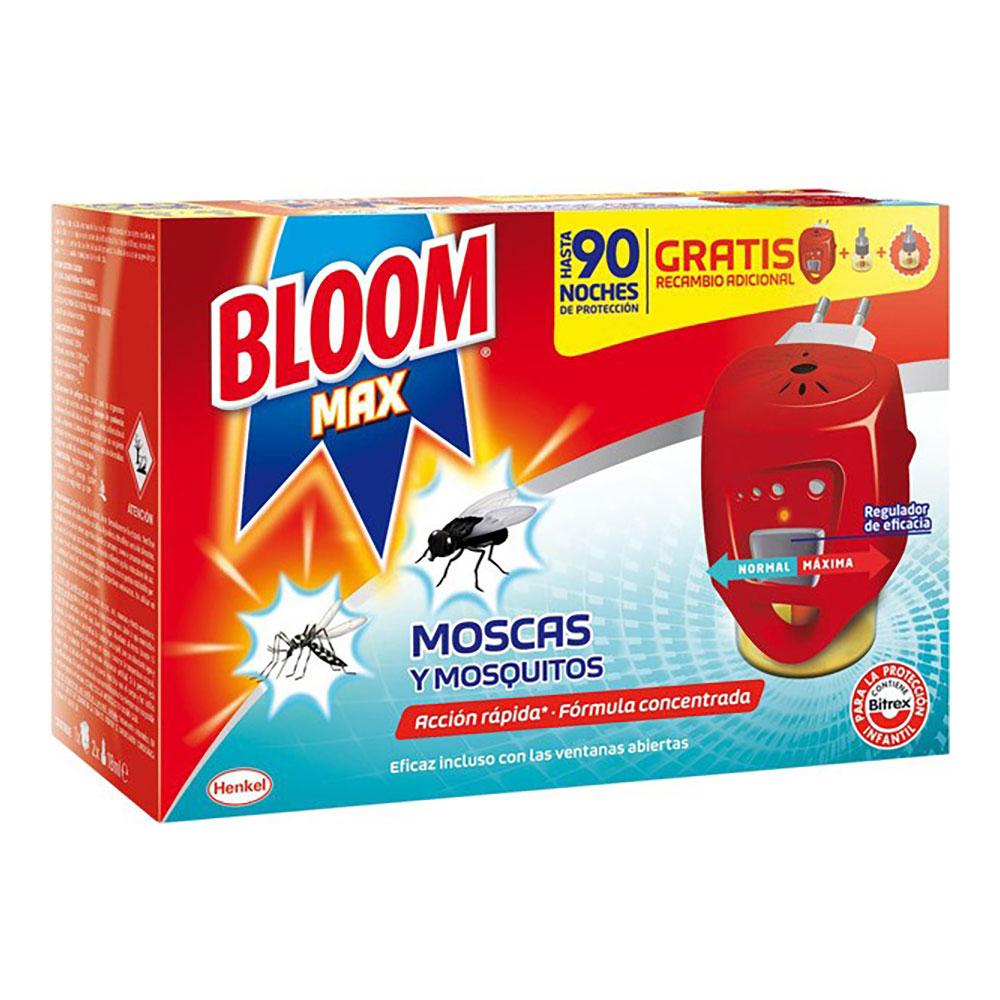 Bloom Insect Max Eléctrico Aparato + 2 Recambios para Moscas y Mosquitos