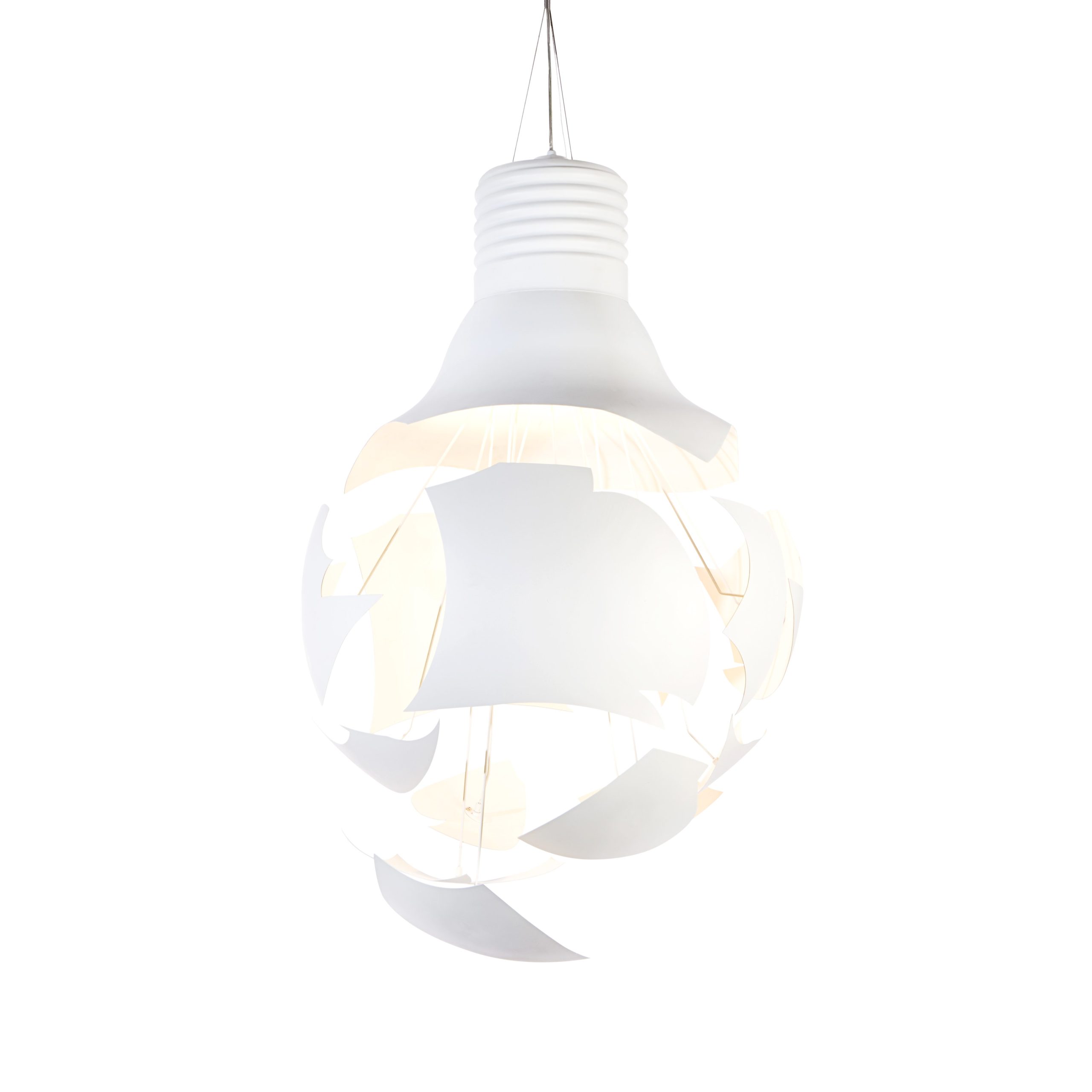 Lámpara de techo Scheisse blanco mate