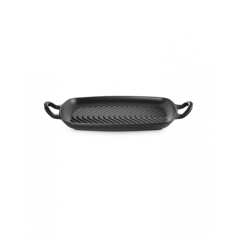 PARRILLA RECTANGULAR ALTA NEGRO MATE