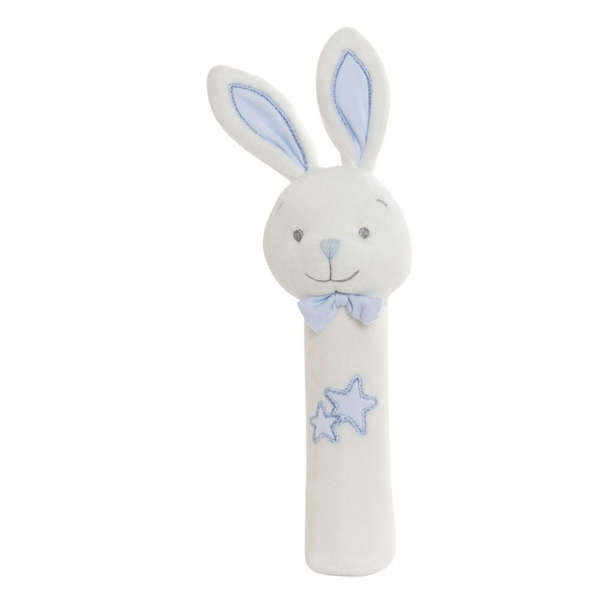Peluche Alargado Conejito con Estrellas, Ideal para Niños y Bebés, Diseño Animal, Peluche Infantil 8x7x25cm - Hogar y Más