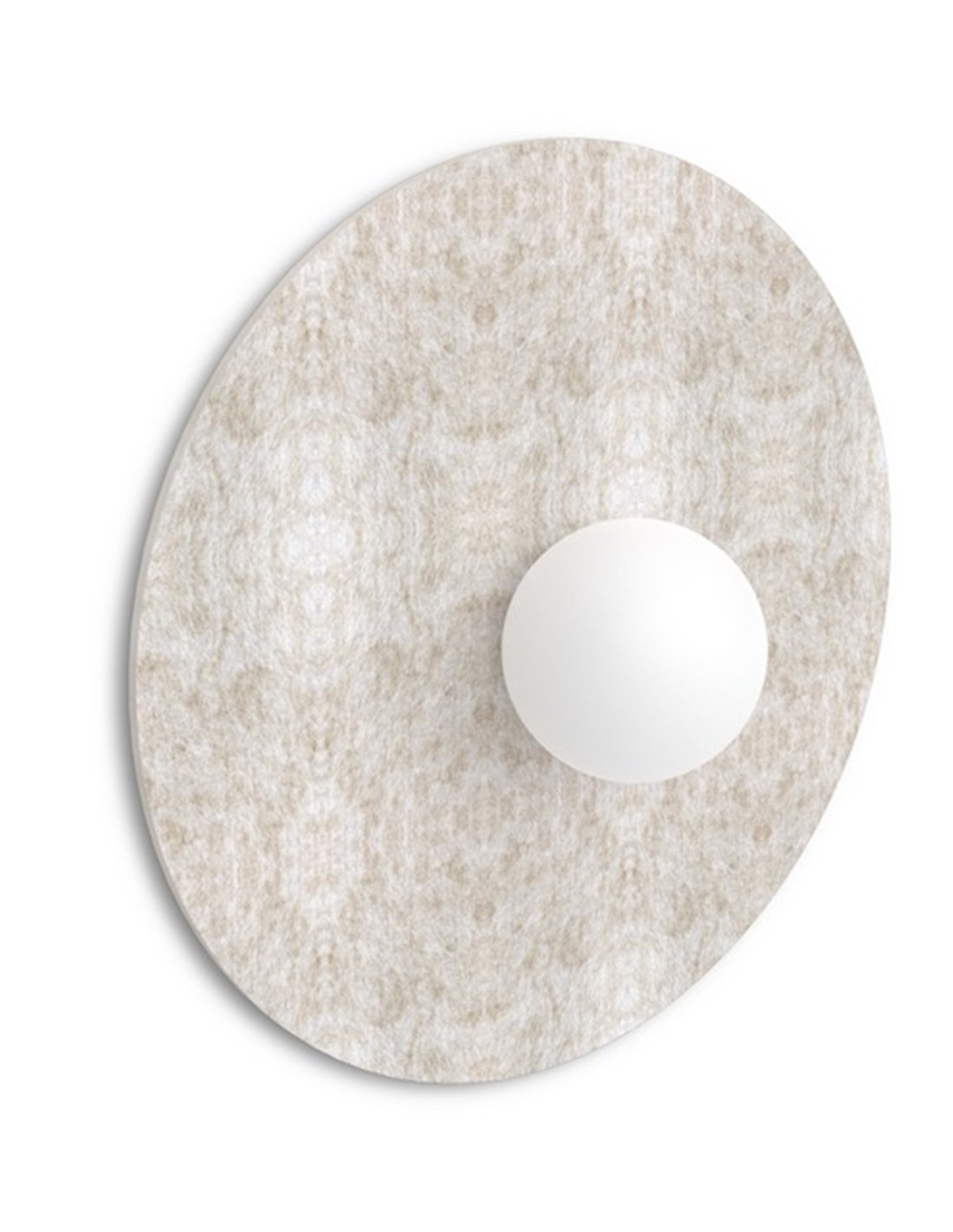 Plafón de techo Acustic – Pujol – Lámpara acústica redonda, Fabricada en polietileno reciclado