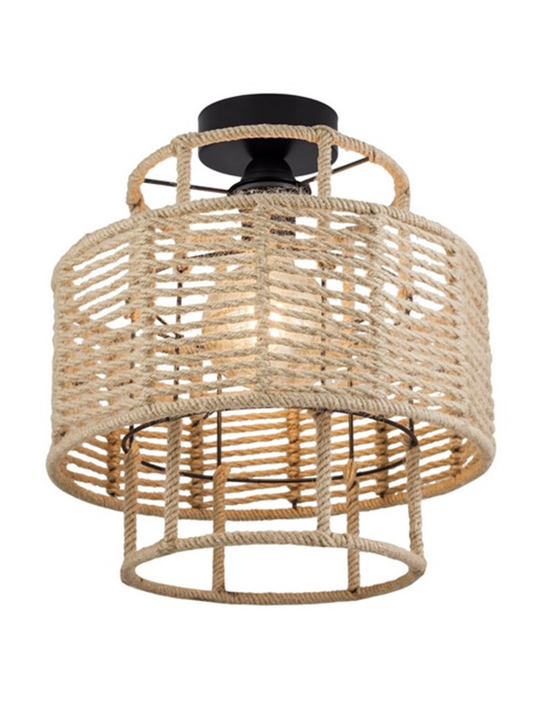 Plafón de techo - AJP - Lámpara de techo de cuerda boho chic