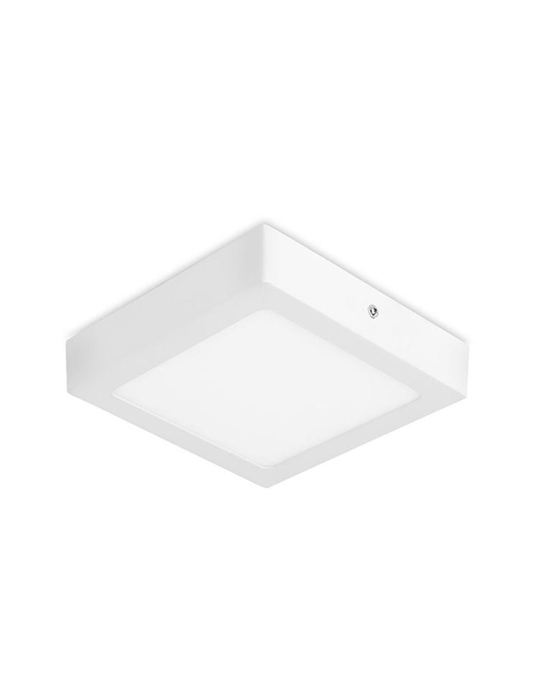Plafón de techo Easy Surface – FORLIGHT – Lámpara cuadrada blanca, LED 3000K o 4000K, Disponible en 3 tamaños