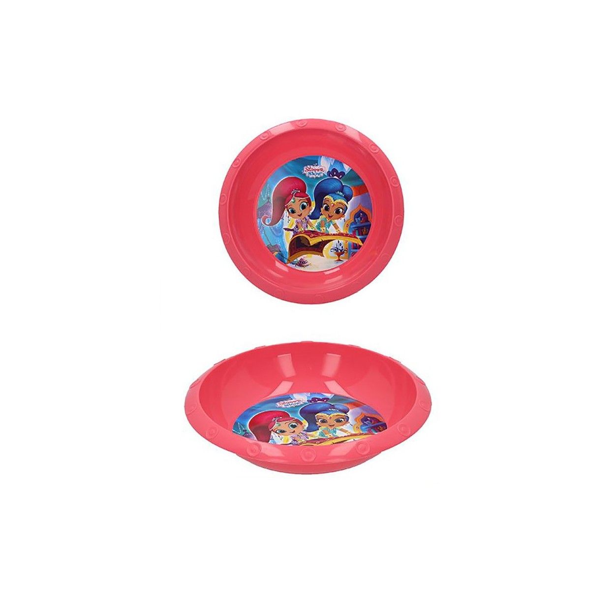 PLATO HONDO INFANTIL 2UDS "SHIMMER & SHINE"
