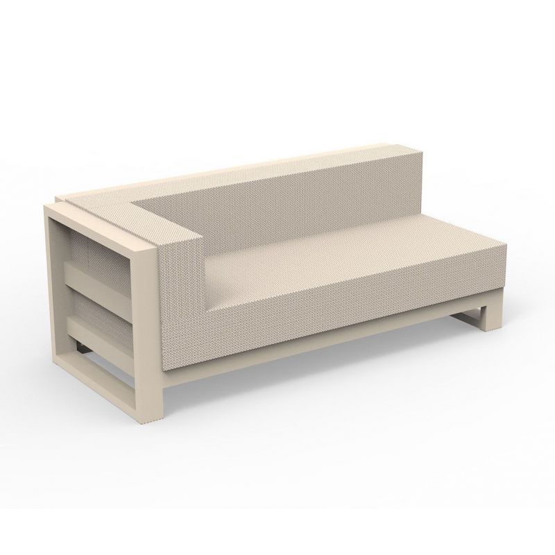 Módulo derecho sofá Posidonia, estilo mediterráneo