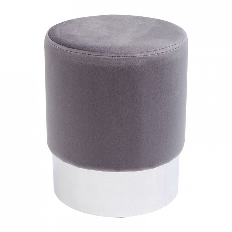 PUFF CHERRY GRIS/PLATA 35CM