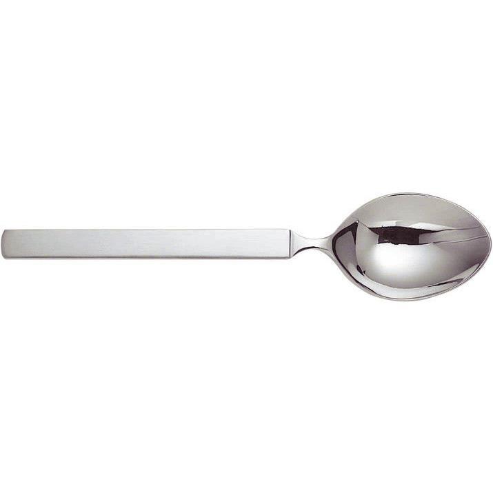 Alessi 4180/4 Cuchara de Postres Dry Acero Inoxidable 18/10 Juego 6 Piezas - Diseñado por Achille Castiglioni