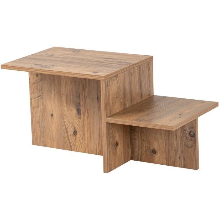 Mesa de centro HARMONY CAL1730423409795 Rectangular Pino Atlántico 80 x 40 x 40 cm