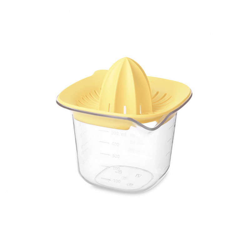 RECIPIENTE MEDIDOR/EXPRIMIDOR TASTY+ AMARILLO