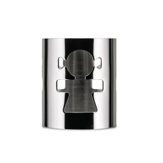 Alessi AKK10 W Servilletero Mujer Acero Inoxidable 18/10 Diseño King-Kong
