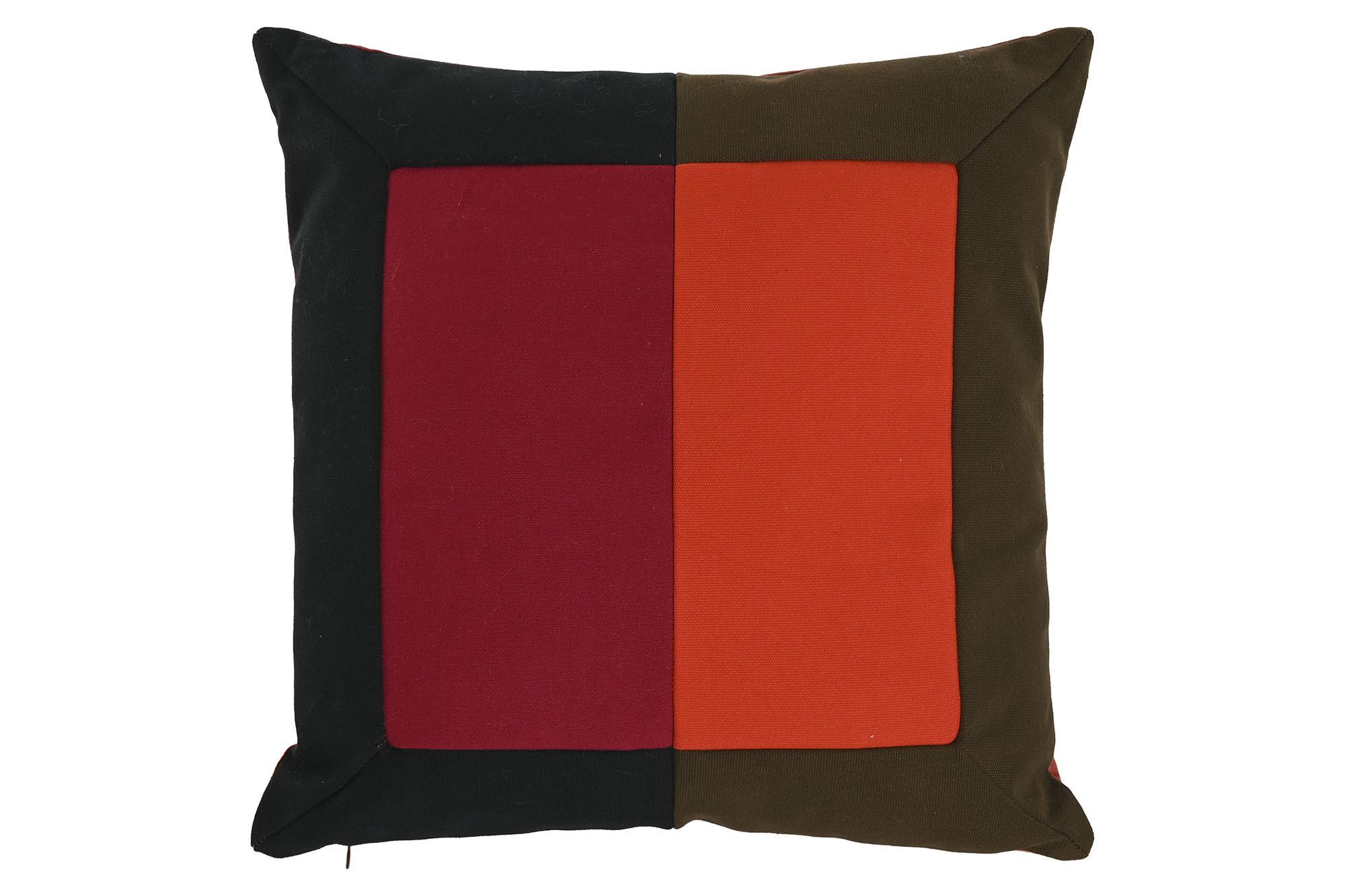 DKD Home Decor Cojín Boho Algodón Multicolor 45x45 cm Patchwork con Cremallera Colección Terracotta (2 Unidades)