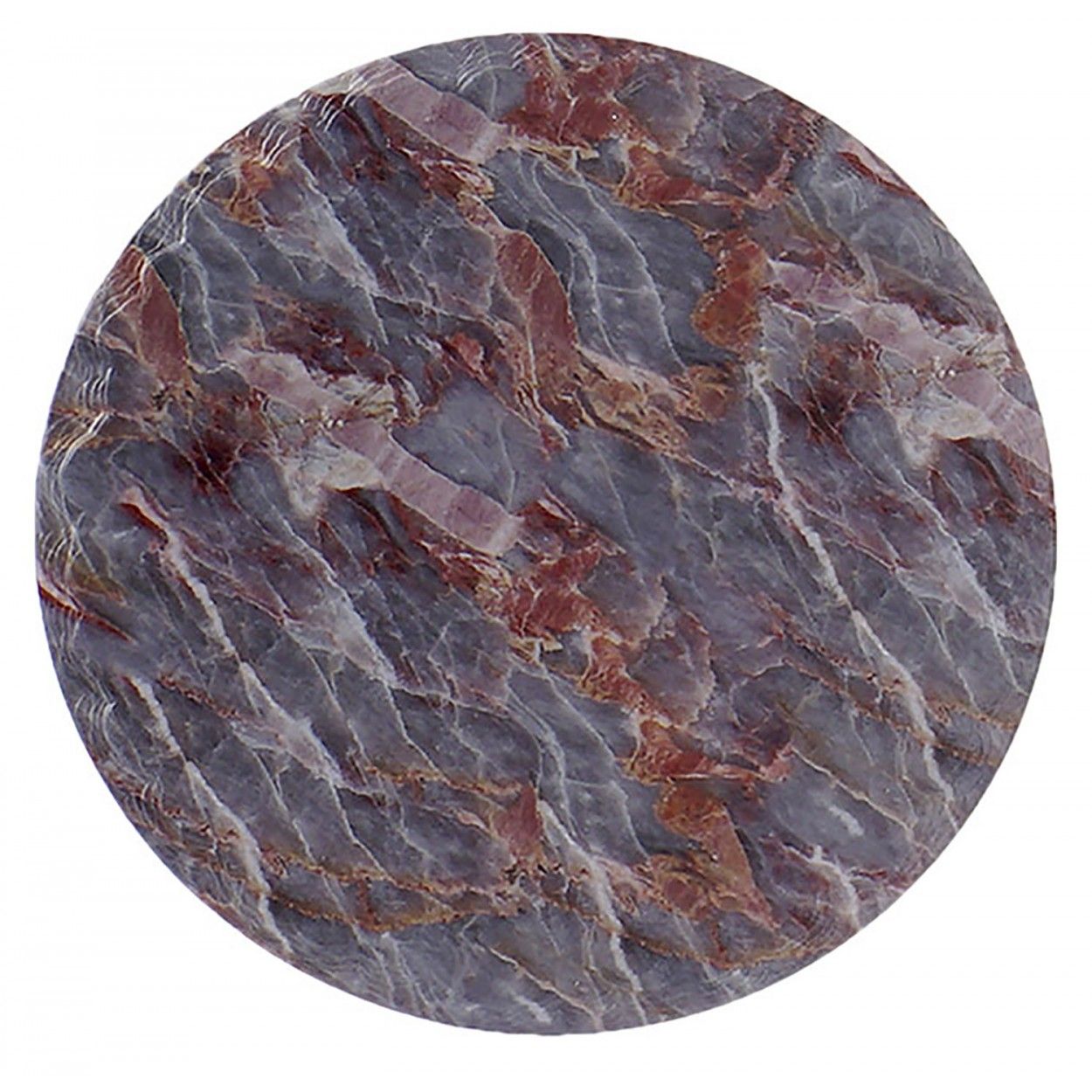 Salvamantel Individual Circular, realizado en Dolomite. Diseño de Geódas, estilo Moderno/Elegante. Cuatro modelos. 20x0.8cm.