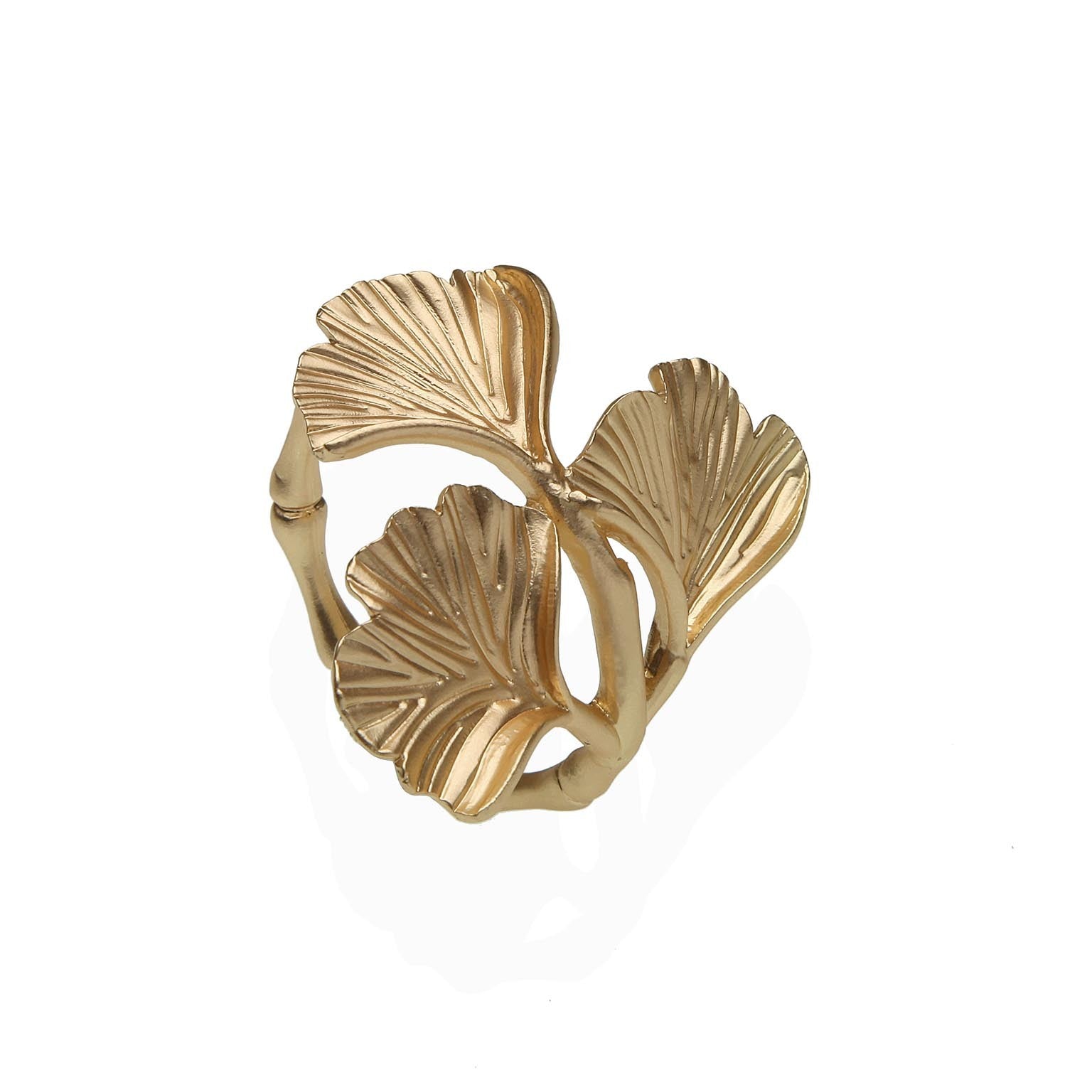 SERVILLETERO HOJAS DORADO MATE