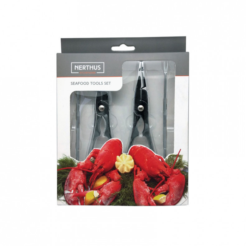 SET UTENSILIOS MARISCO