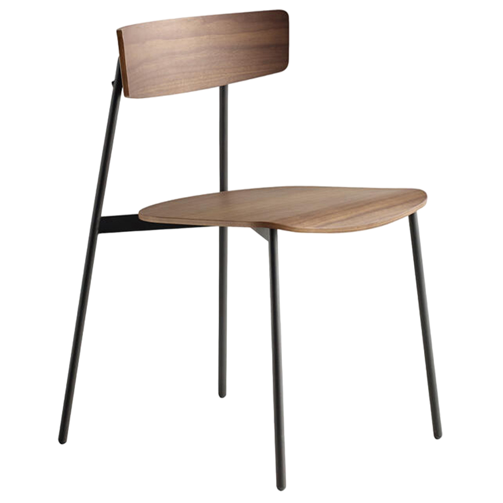 Silla Kol Metal Madera Treku